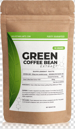 Green Coffee Bean Extract Powder   Mulch  HD Png Download