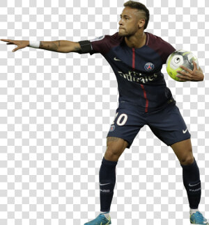 Neymar Psg 2017 With Ball   Neymar Paris Saint Germain Png  Transparent Png