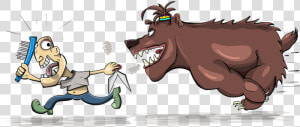 Chase  Bear  Hairdresser  Escape  Scissors  Comb   Chase Escape  HD Png Download