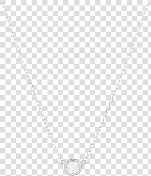 Single Diamond Necklace Class   Pendant  HD Png Download