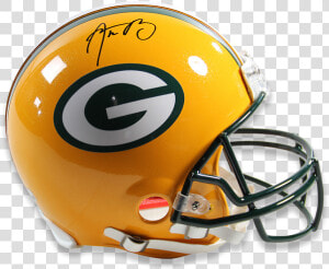 Aaron Rodgers Autographed Authentic Helmet  HD Png Download