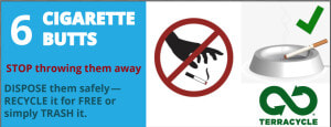 Do Not Litter Cigarette  HD Png Download