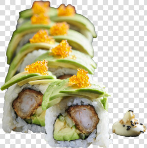 Green Dragon Roll Portrait   California Roll  HD Png Download