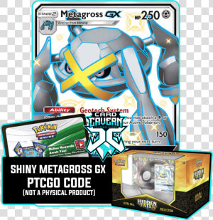 Shiny Metagross Hidden Fates  HD Png Download