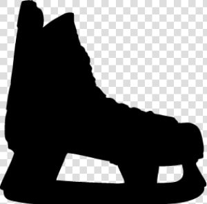 Cartoon Hockey Skates Png Clipart   Png Download   Hockey Skate Clipart Silhouette  Transparent Png