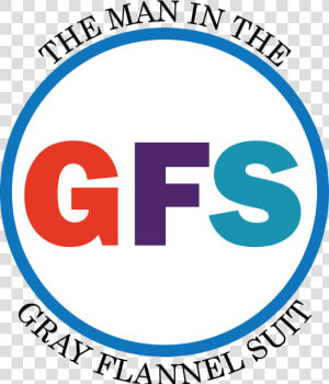 The Man In The Gray Flannel Suit Gfs Logo   Circle  HD Png Download