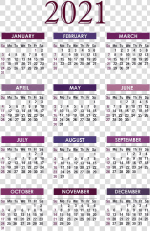 Calendar 2021 Free Png Image   Free Printable 2021 Calendar  Transparent Png