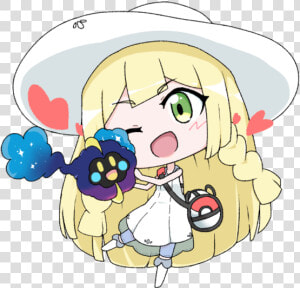 Pokémon Sun And Moon Vertebrate Nose Cartoon Art Fictional   Pokemon Sun And Moon Chibi Lillie  HD Png Download