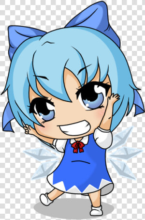 Touhou Cirno Chibi Png  Transparent Png