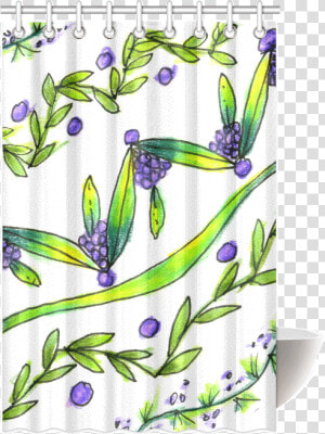 Purple Vines  Grapes  Dancing Green Zendoodle   Iris  HD Png Download