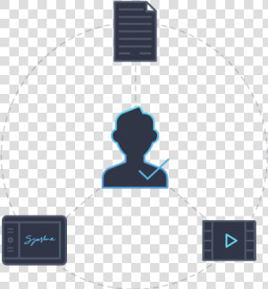 Individual Onboarding Icon   Silhouette  HD Png Download