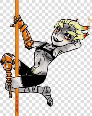 “hear Me Out In A Stream We Talked About How Junkrat   Cartoon  HD Png Download