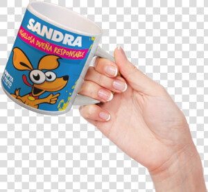 Mano Con Taza Png  Transparent Png