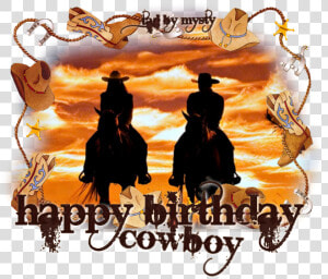 Free Cowboy Birthday Cliparts   Cowboy Happy Birthday Western  HD Png Download