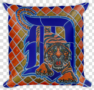 Detroit Ceramic Tiger Pillow Mockup Front   Detroit Tigers  HD Png Download