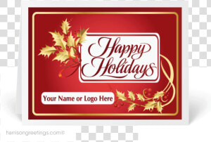 Transparent Happy Holidays Png Transparent   Happy Holidays Card  Png Download