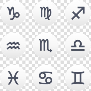 Transparent Astrology Png   Zodiac Signs Icons Png  Png Download