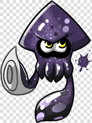 Splatoon Purple Galaxy Squid   Splatoon 2 Purple Squid  HD Png Download