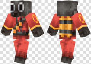 Tf2 Pyro   Png Download   Skin De Minecraft De Super Herói  Transparent Png