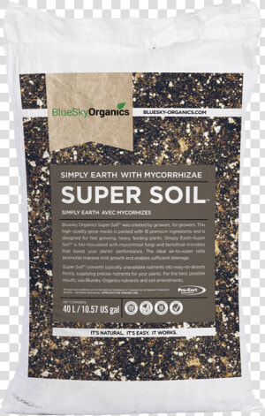 Super Soil Bluesky Organics   Blue Sky Organics Super Soil  HD Png Download