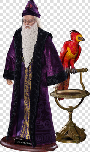 Albus Dumbledore With Fawkes 1 6th Scale Action Figure   Harry Potter Dumbledore Figures  HD Png Download