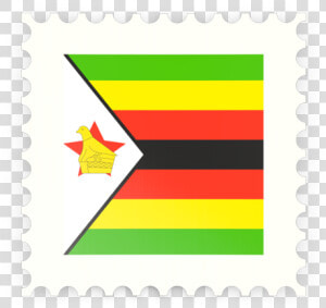 Postage Stamp Icon   Flag Of Zimbabwe  HD Png Download