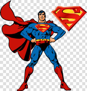 Superman Batman Drawing Superhero Image   Cartoon Superman  HD Png Download