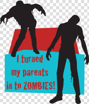 Saltine   Crackers   Clipart   Walking Dead Zombie Silhouette  HD Png Download