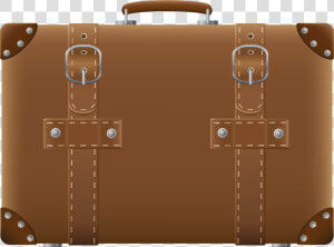 Brown Suitcase Png Clipart Picture   Mala Antiga Vetor  Transparent Png