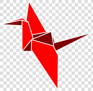 Origami Red Flapping Bird  HD Png Download