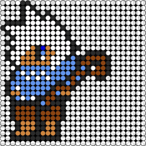 Jack Frost Perler Perler Bead Pattern   Bead Sprite   Weed Perler Bead Patterns  HD Png Download