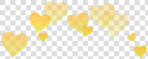  yellow  yellowheart  heartcrown  snapchat  snapchatfilter   Heart Crown Png Yellow  Transparent Png