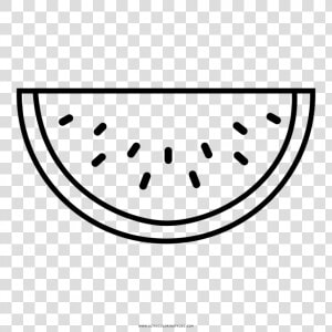 Watermelon Coloring Page   Cut Watermelon Coloring Page  HD Png Download