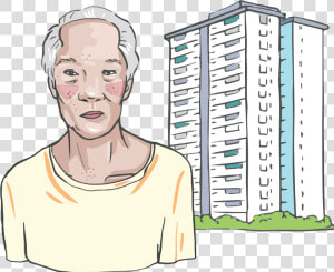 Senior Citizen   Illustration  HD Png Download