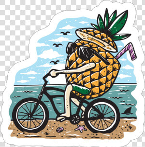 Pineapple Biker Class Lazyload Lazyload Mirage Featured   Illustration  HD Png Download