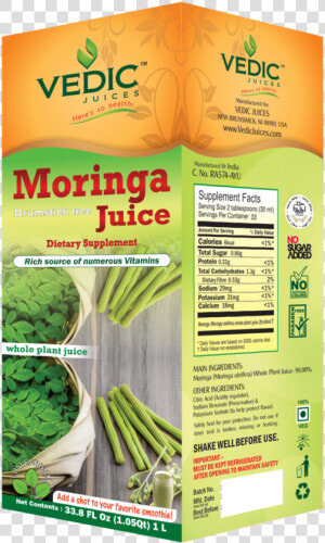 Vedic Moringa Juice  HD Png Download