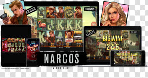 Netent Narcos Slot Machine  HD Png Download