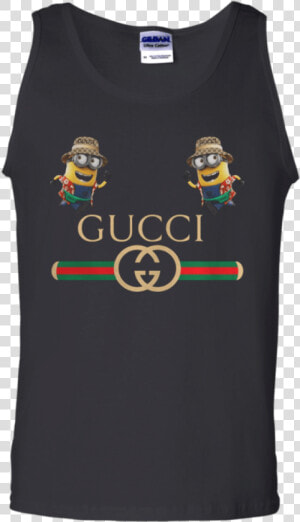 Favorable Minion Gucci Shirt Cotton Tank Top Teeskool   Funny Minion T Shirt  HD Png Download