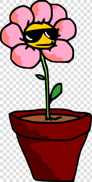 Potted Plants And Flowers Png   Cartoon Potted Plant Transparent  Png Download