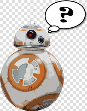 Transparent Star Wars Cartoon Png   Bb8 De Star Wars  Png Download