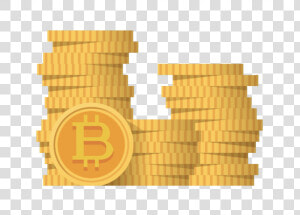 Bitcoin Coin Stack   Almond Biscuit  HD Png Download