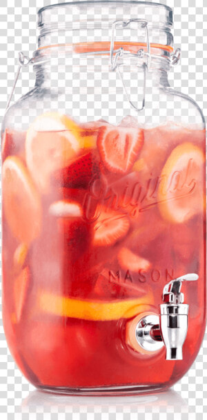 Aronia Sangria   Glass Bottle  HD Png Download