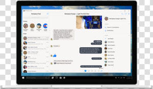 Workplace By Facebook   Facebook On Computer Display  HD Png Download