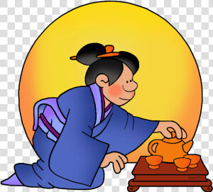 Japanese Tea Ceremony   Japanese Tea Ceremony Cartoon  HD Png Download