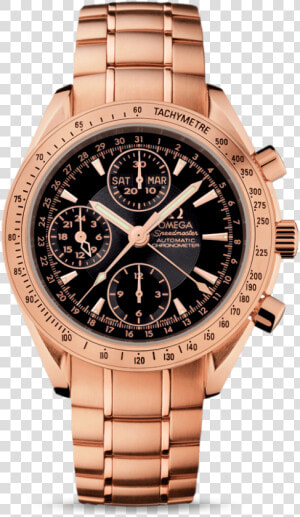 Omega Speedmaster Day Date Rose Gold  HD Png Download