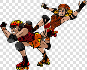 Derby Girl Sport Skates   Roller Skating Girls Png  Transparent Png