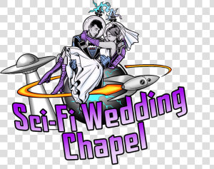 Scifi Wedding Chapel   Cartoon  HD Png Download