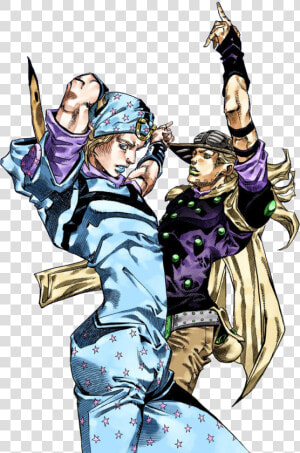 Johnny Joestar And Gyro Zeppeli  HD Png Download