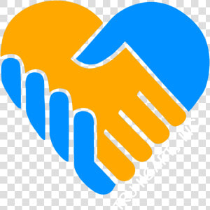 Donation Clipart Hand Heart   Heart Logo Hand Png  Transparent Png