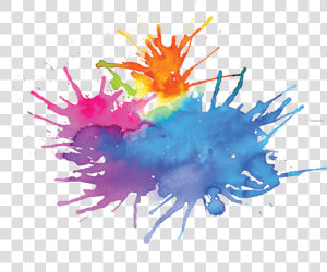 Clip Art Multicolored Stain Background Multi   Water Splash Color Png  Transparent Png